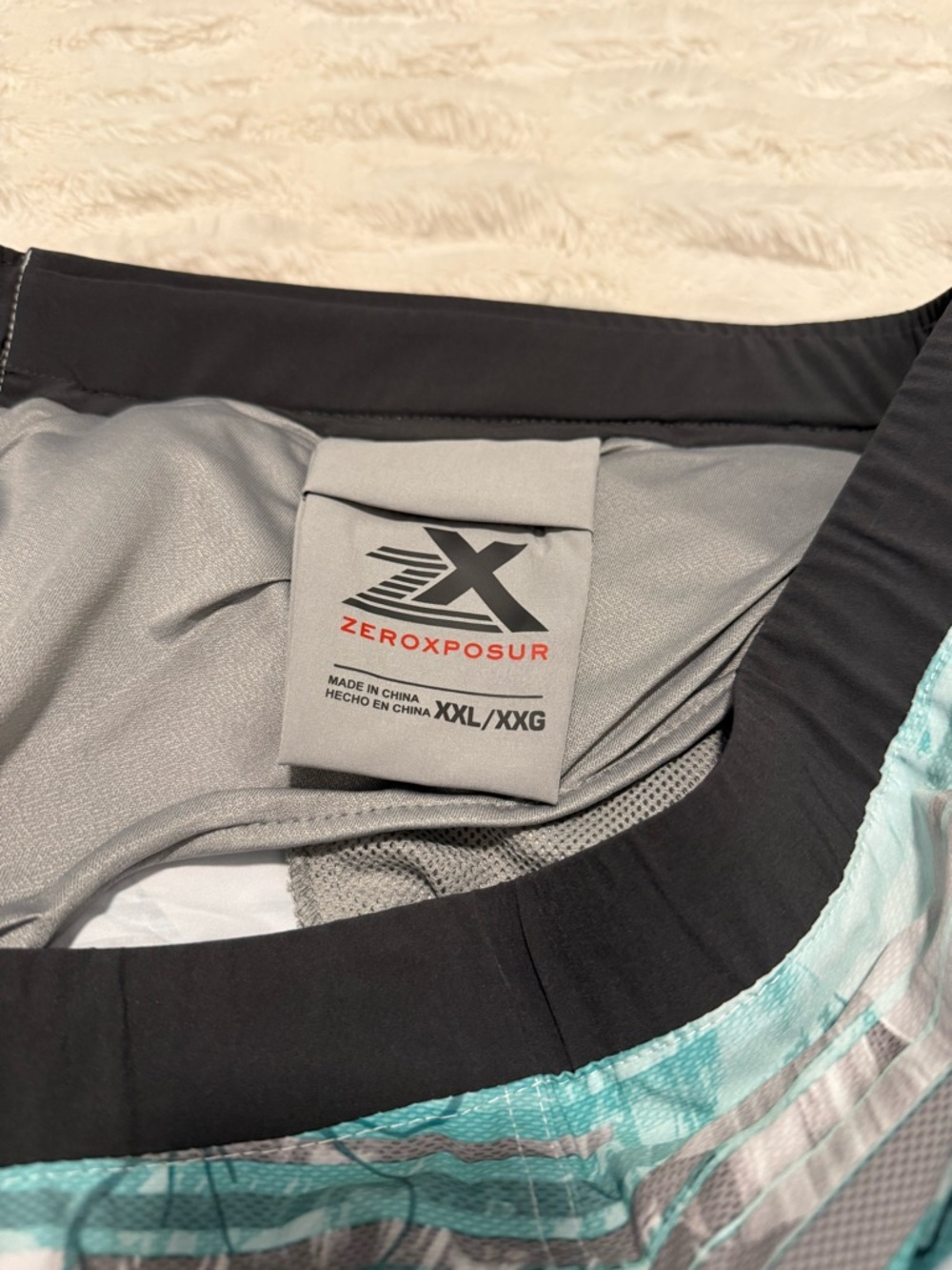 ZEROXPOSUR Men’s XXL Printed Swim Trucks - Picture 4 of 10
